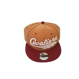 Cleveland Cavaliers Hardwood Classics Snapback Hat  new era  brown&red